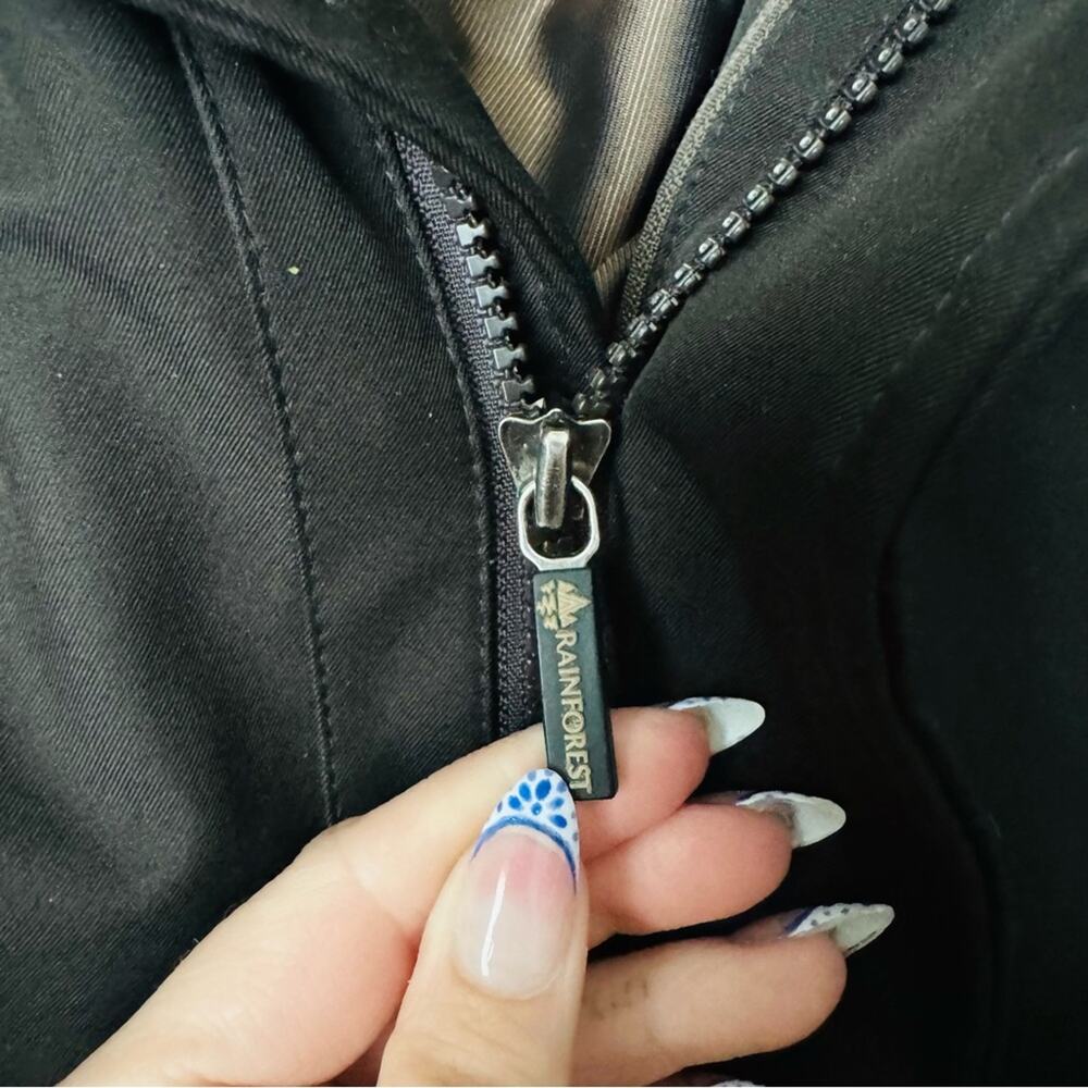 Rainforest Removable Liner Multi Layer Zip Up Win… - image 7